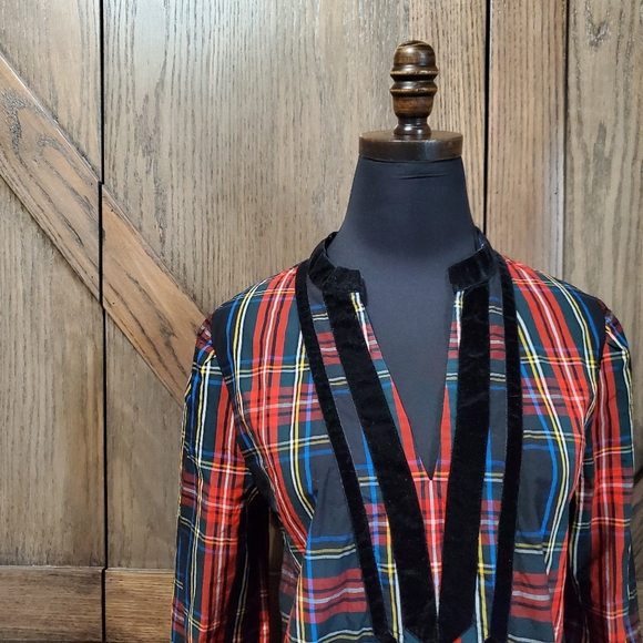 LAST CHANCE J. Crew Tartan Tunic - Picture 2 of 4